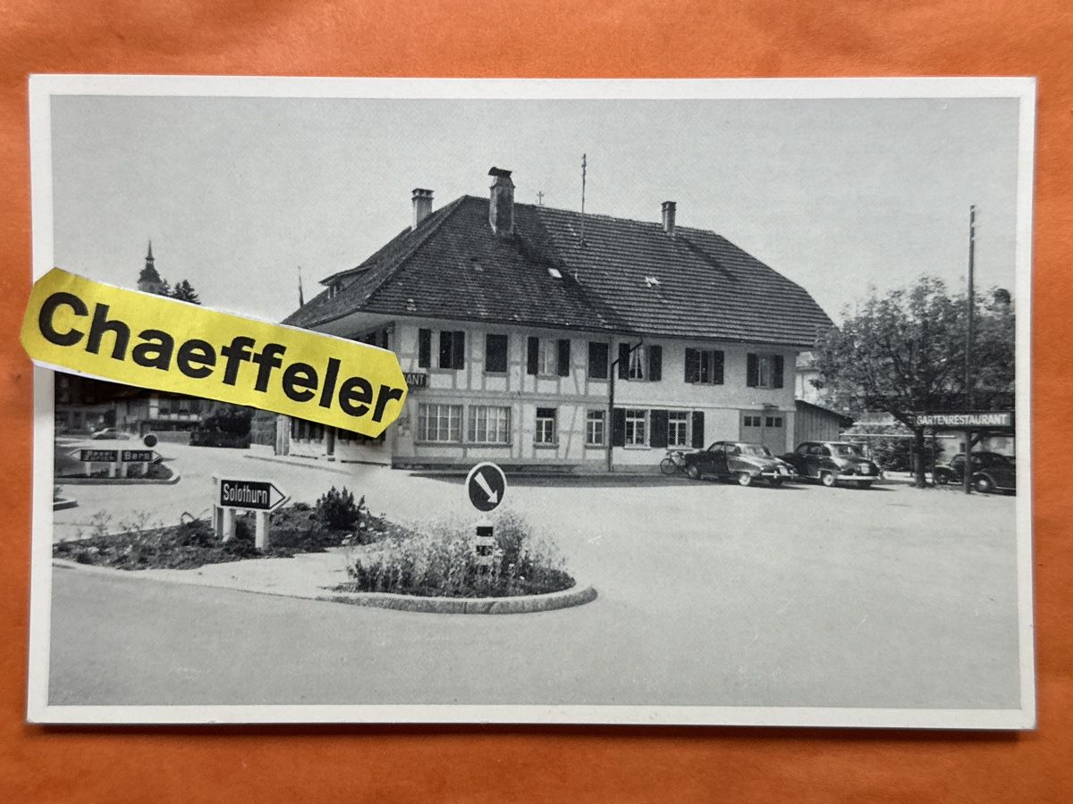 Cartoline postali: Alte Ansichtskarte Restaurant Traube Kirchberg BE top! – Usato da Zürich venduto da Chaeffeler