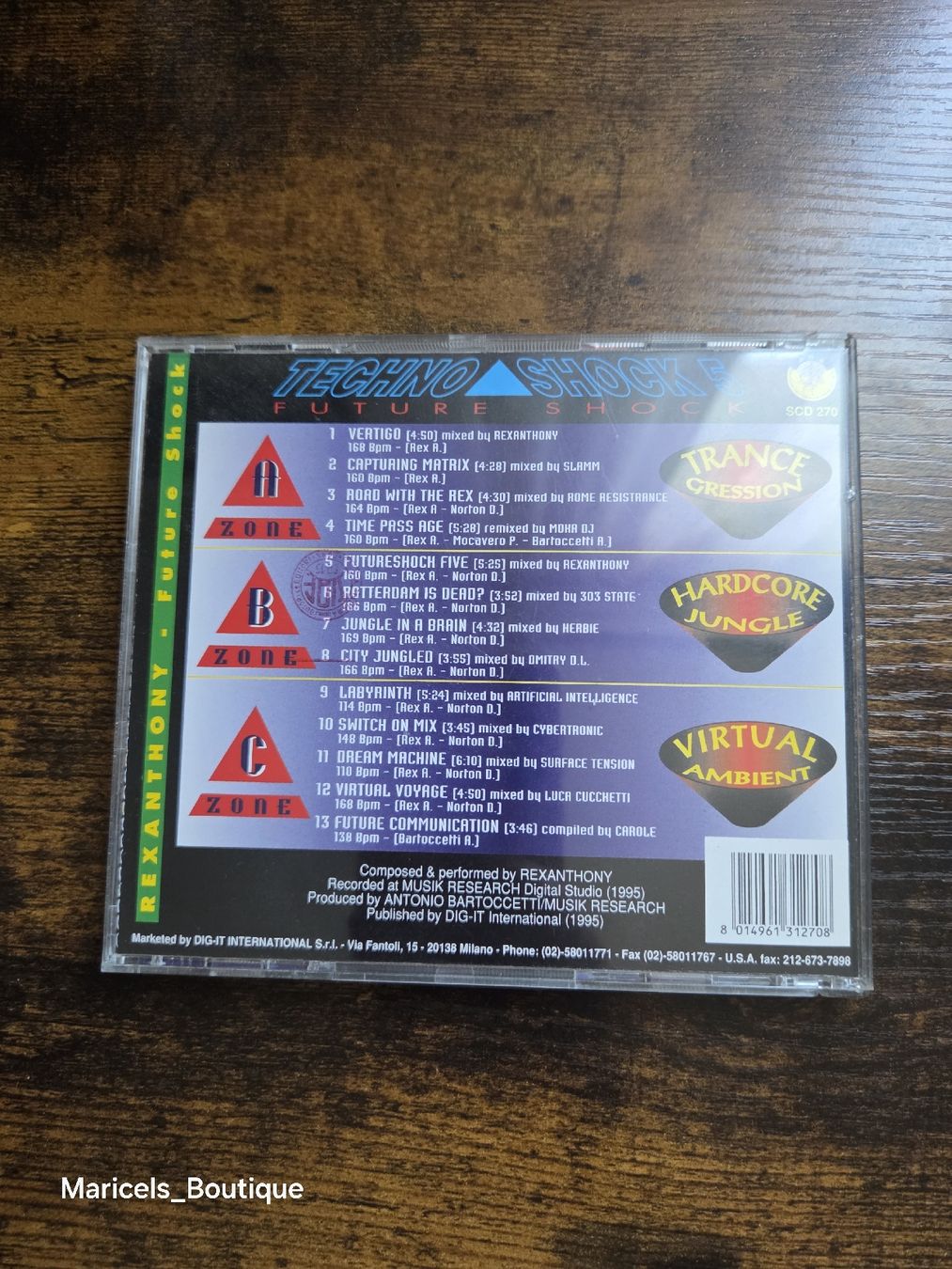 CDs: Techno Shock 5 Rexanthony CD used – Gebraucht aus Winterthur von Maricels_Boutique 3