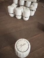 9 Danfoss Heizkörperthermostate weiss gebraucht