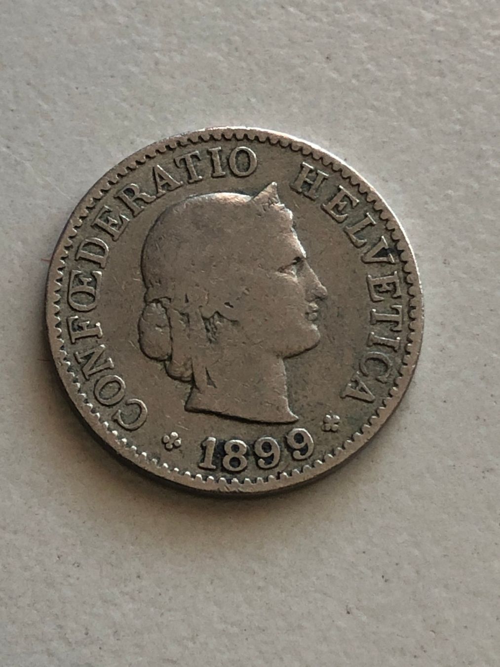 Tutti le monete: 5 Rp. 1899 – Usato da Schötz venduto da Odpa