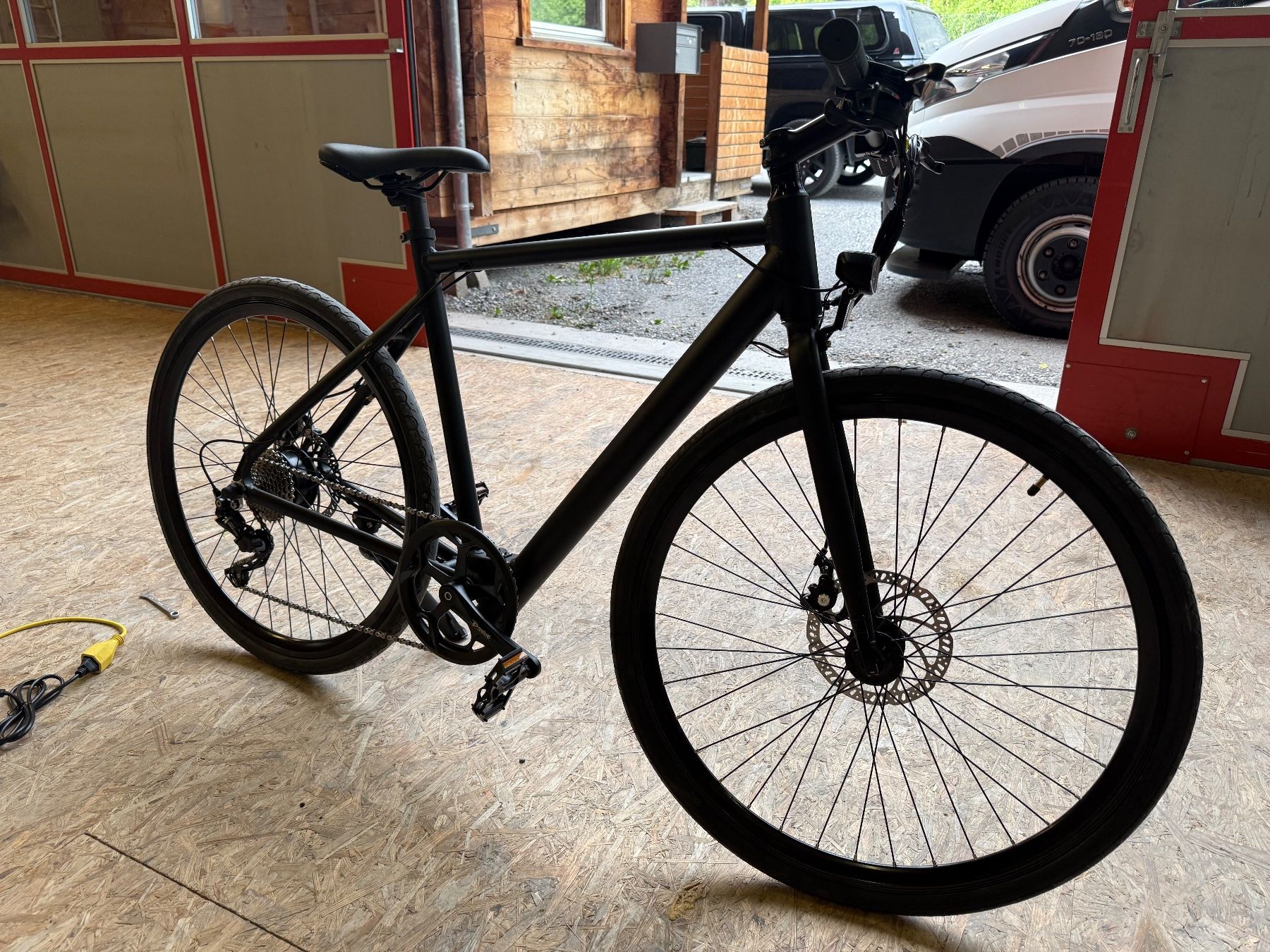 Velos: E-Bike FXH-008 Back2Green Germany – Schwarz Matt- NEU! – Neu und originalverpackt aus Trimmis von Kene_Design_Form 6