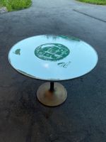 Table ronde miroir