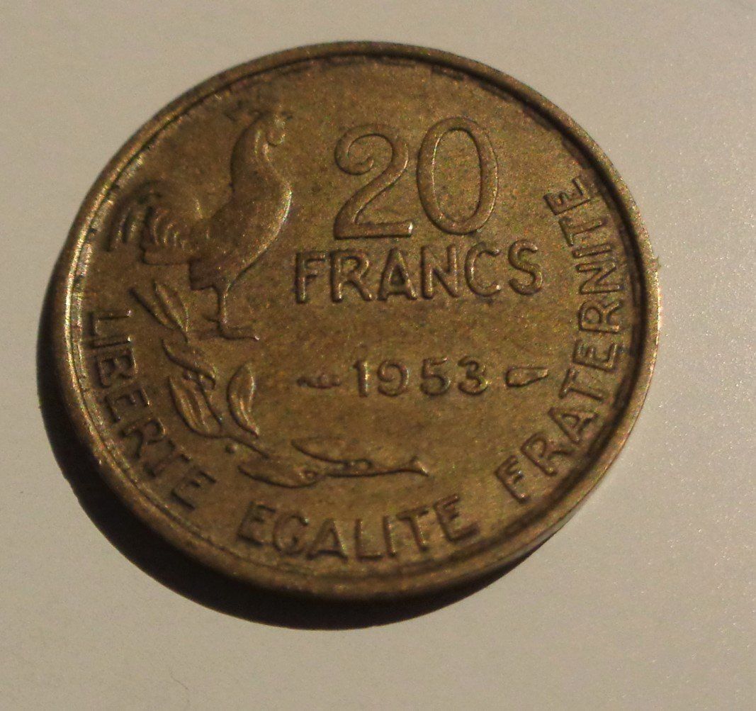 Tutti le monete: 20 Franc Frankreich 1953 – Usato da Kriens venduto da TSCH1