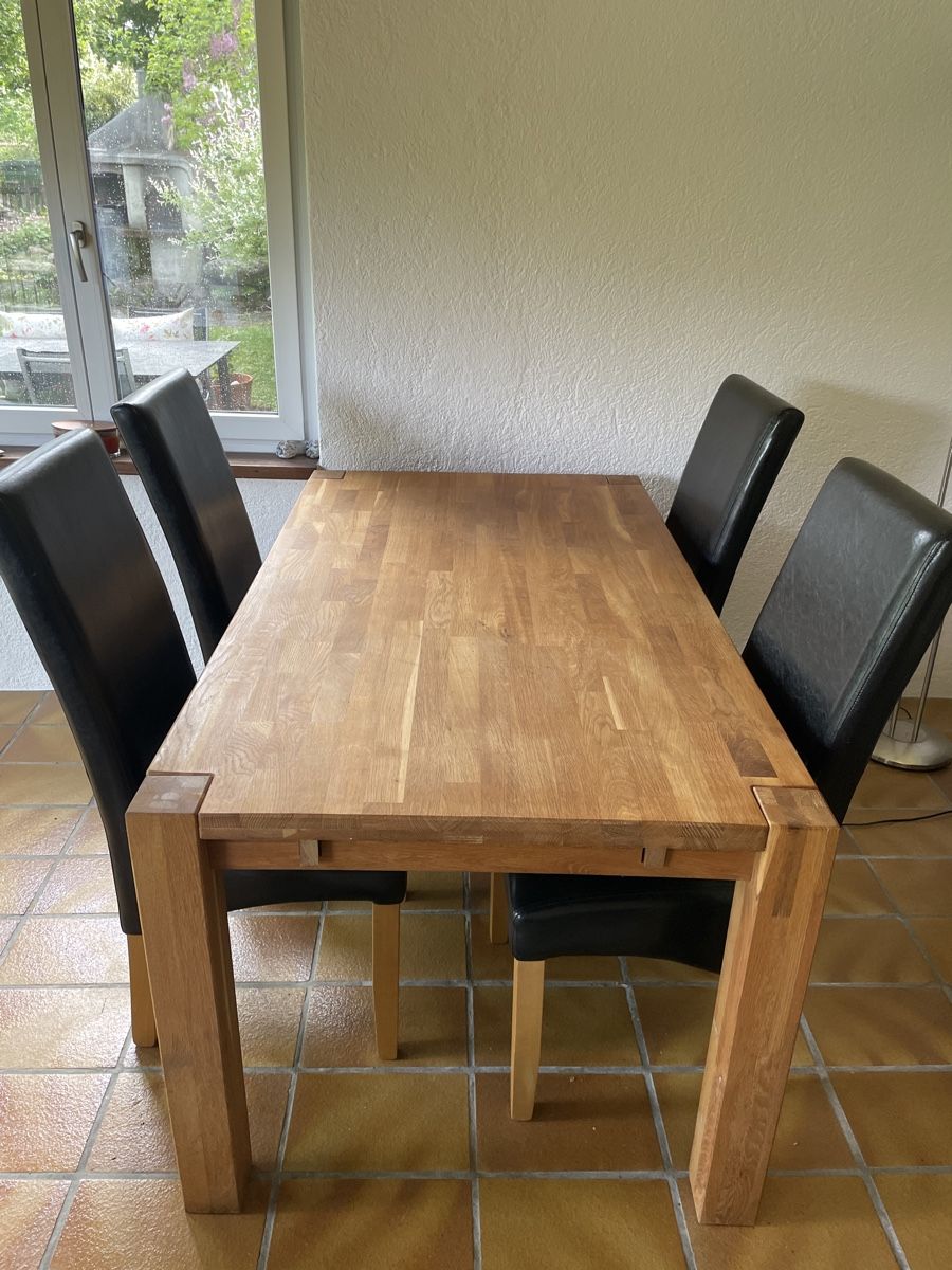 Set di tavolo e panche: Holztisch – Usato da Grüningen venduto da asomeg