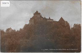 Chateau de Gruyeres au Crepuscule