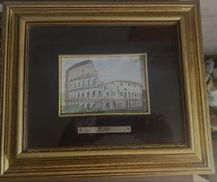 Rom Bild, Colosseum in Rom, Souvenir, mit Rahmen, Top!