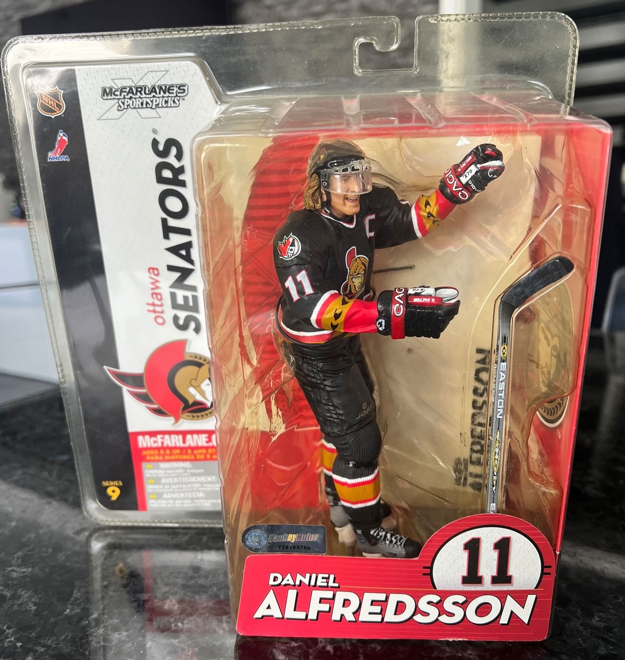 Figuren: McFarlane NHL Daniel Alfredsson OVP – Neu und originalverpackt aus Buckten von Dominoluna