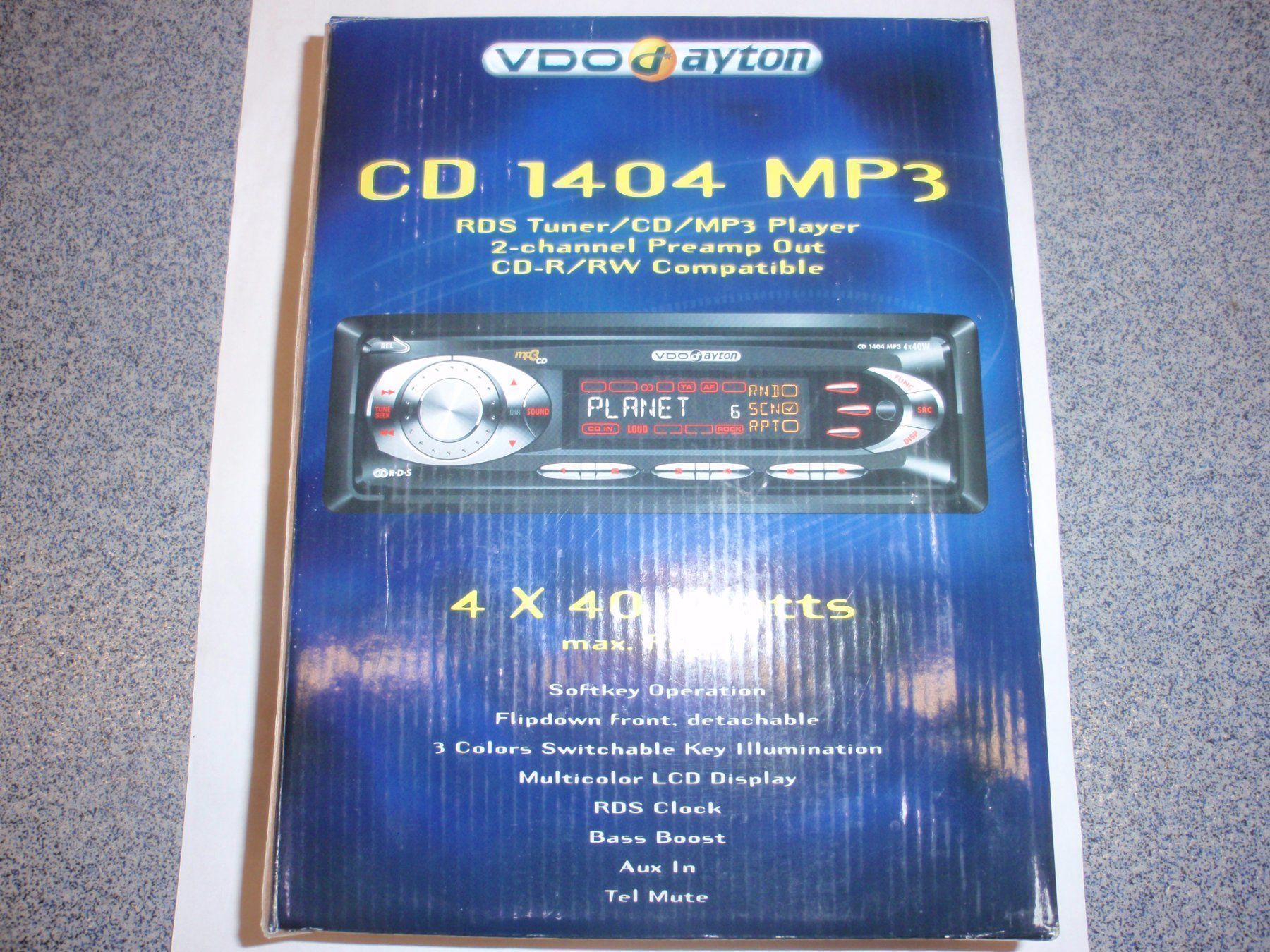 Radio: Autoradio  VDO dayton 1404  mit CD / MP3 – Nuovo e nell'imballaggio originale da Boswil venduto da pavo1
