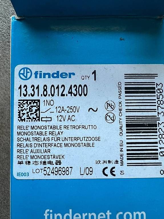 Kit di modellismo & Modellini statici: Finder 13.31.8.012.4300 – Usato da Oberhof venduto da Janis33 3