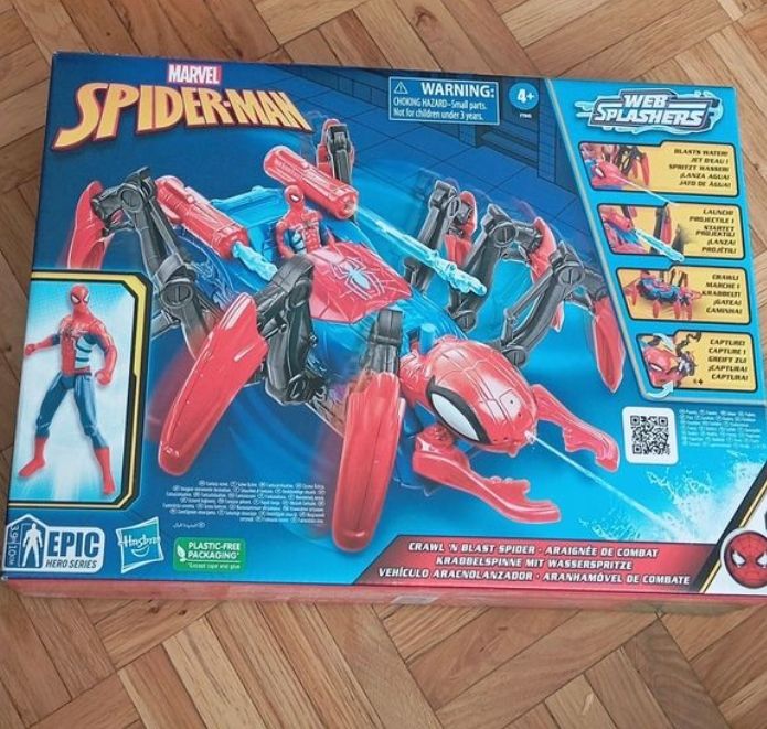 Marvel Giocattoli: Marvel Spider-Man Krabbelspinne mit Wasserspritze – Usato da Bern venduto da dorcyka