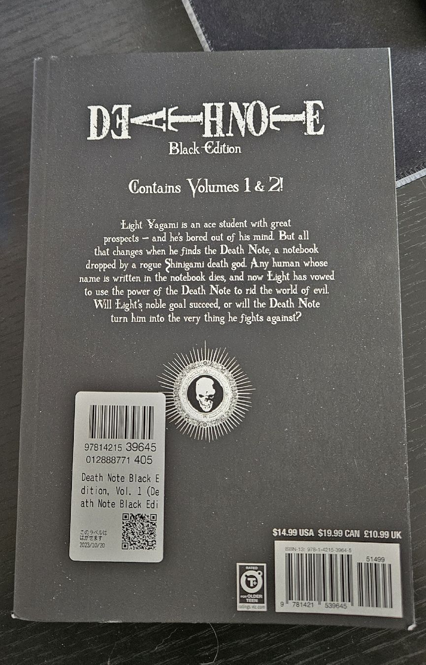Fumetti: Death Note Manga english – Nuovo (secondo la descrizione) da Ebmatingen venduto da Anya789 1