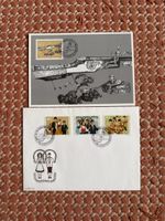 Briefumschlag mit Briefmarken und Bild, Liechtenstein 1980