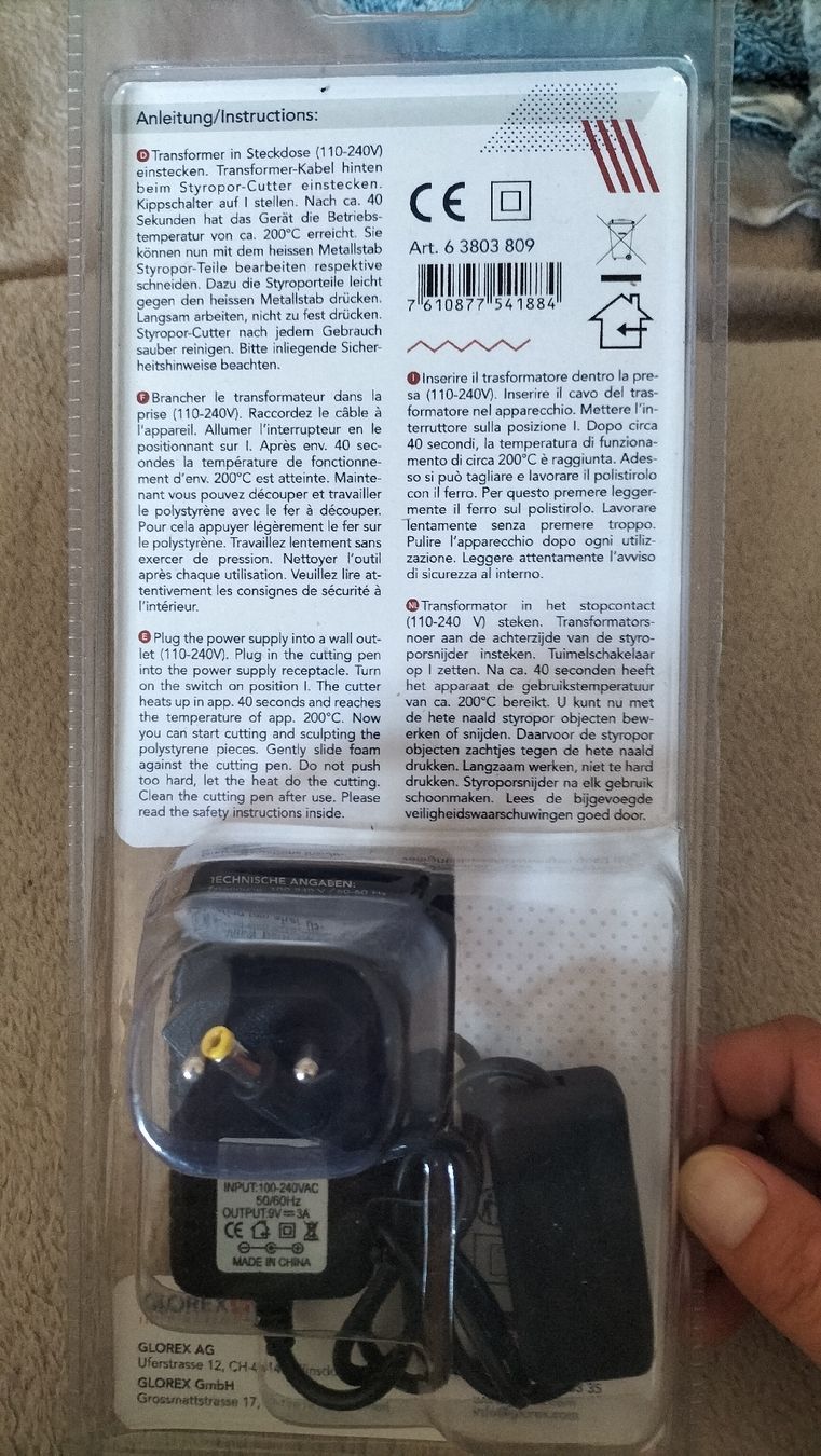 Glorex Kit bricolage: Coupe-polystyrène Glorex Styrofix neuf emballé – Nuovo e nell'imballaggio originale da Morges venduto da Nayaj0405 1