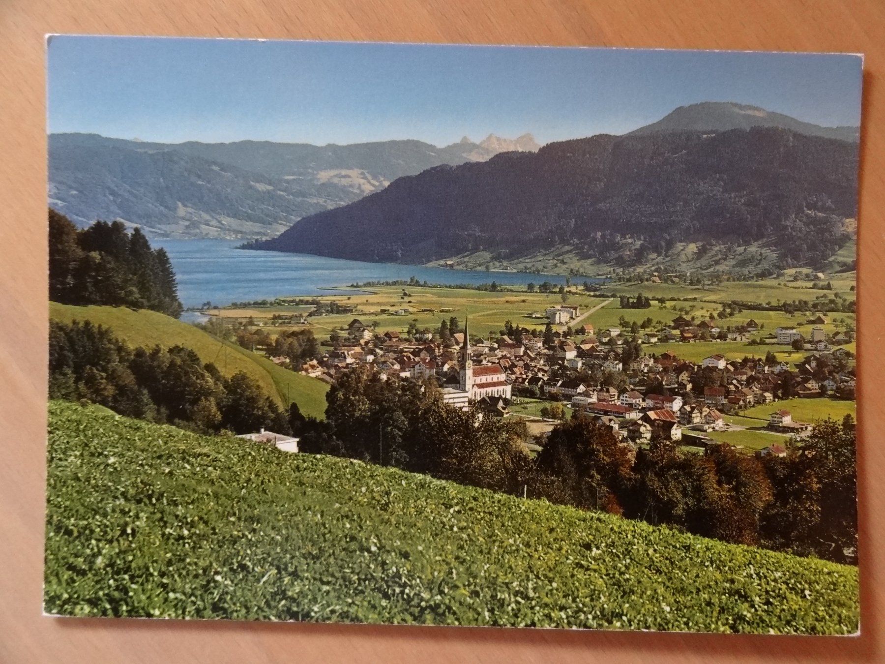 Ansichtskarten: Unterägeri - ZG - 8374 – Gebraucht aus St Léonard von Riglin