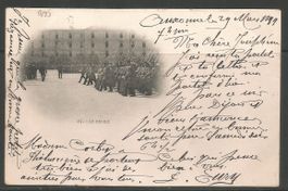 Carte P de 1899 ( Militaires / Le Défilé )