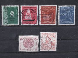 DDR 1956 Herstmesse / Tag der Briefmarke gest.