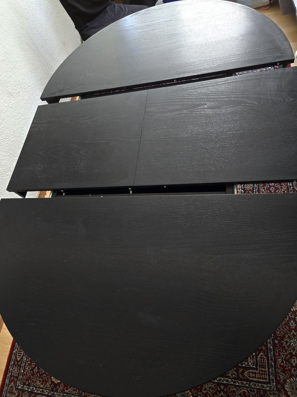 Table Extensible IKEA INGATORP – Noir, 110/155 Cm, Neuve Sous Emballage
