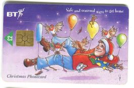 Telefonkarte "Weihnachten". England.