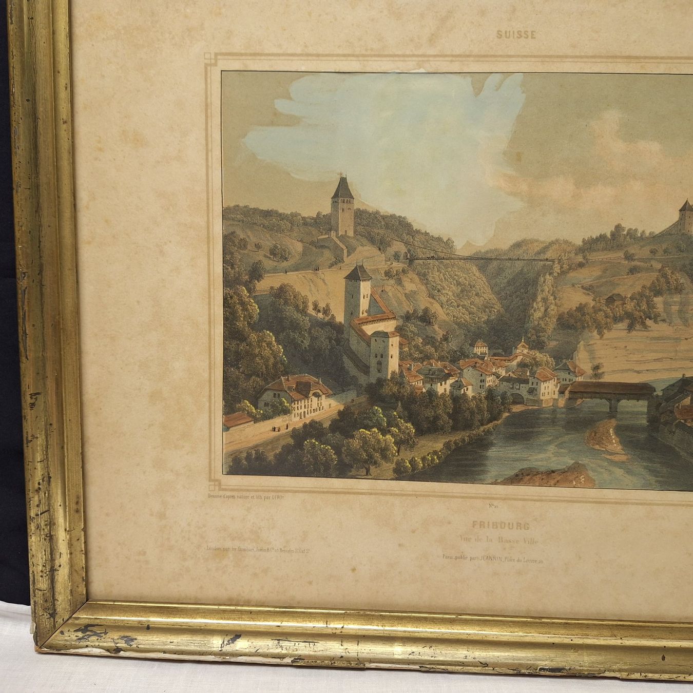 Foto & Immagini: Fribourg, antikes Bild – Usato da Winterthur venduto da ric_rl7n 4