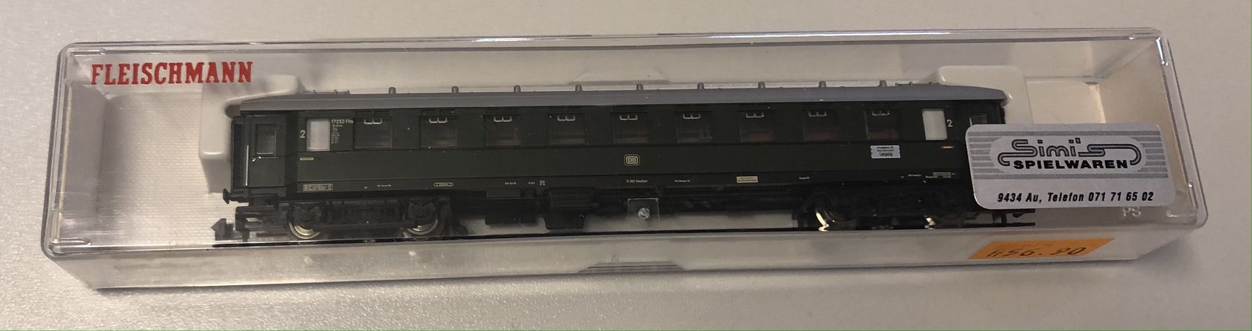 Fleischmann Modellini di ferrovie: Fleischmann N /8632 / DB / Reisezugwagen 2. Klasse – Nuovo e nell'imballaggio originale da Eggersriet venduto da uncletoni 3