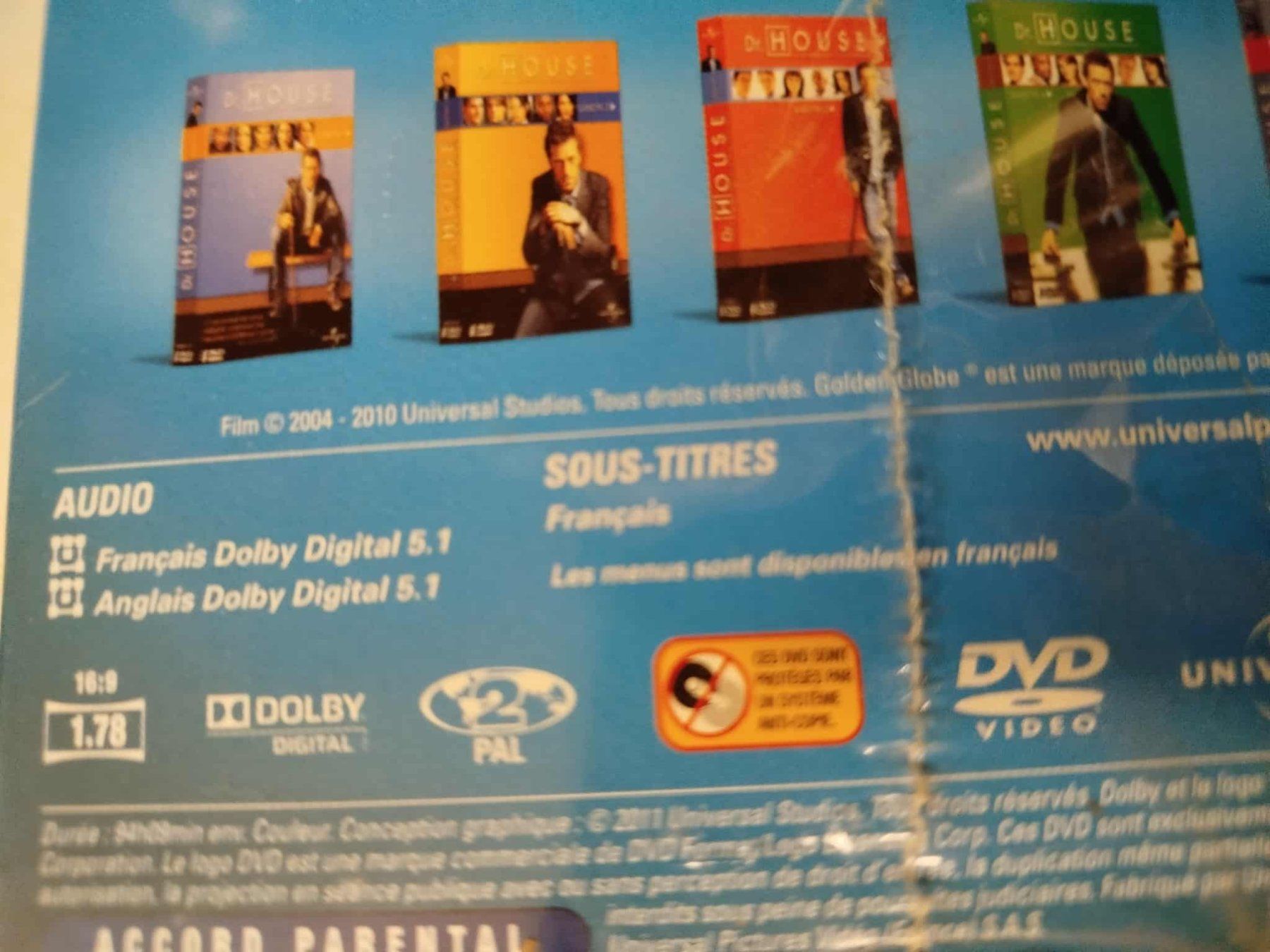 Alle DVDs: Dvd   DR.HOUSE de 1 à 6 – Gebraucht aus La Chaux-de-Fonds von Emmaus2300CDF 5
