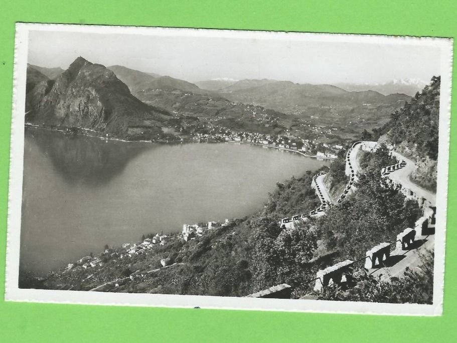 Cartoline postali: Lugano e Monte S.Salvatore – Usato da Zürich venduto da t24_de