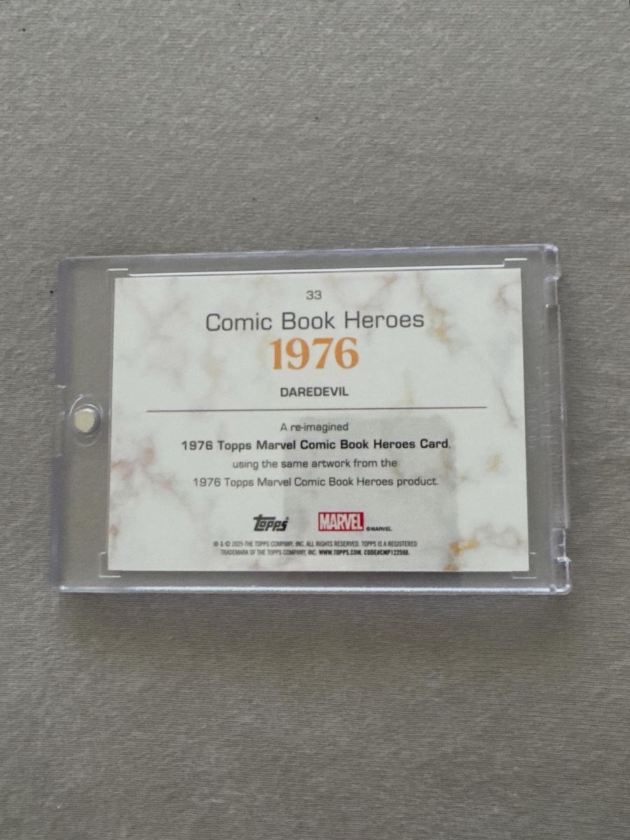 Topps Sammelbilder & Trading cards: Marvel Topps Comic Daredevil /24  – Neu (gemäss Beschreibung) aus Oberkirch LU von nic.cards21 1