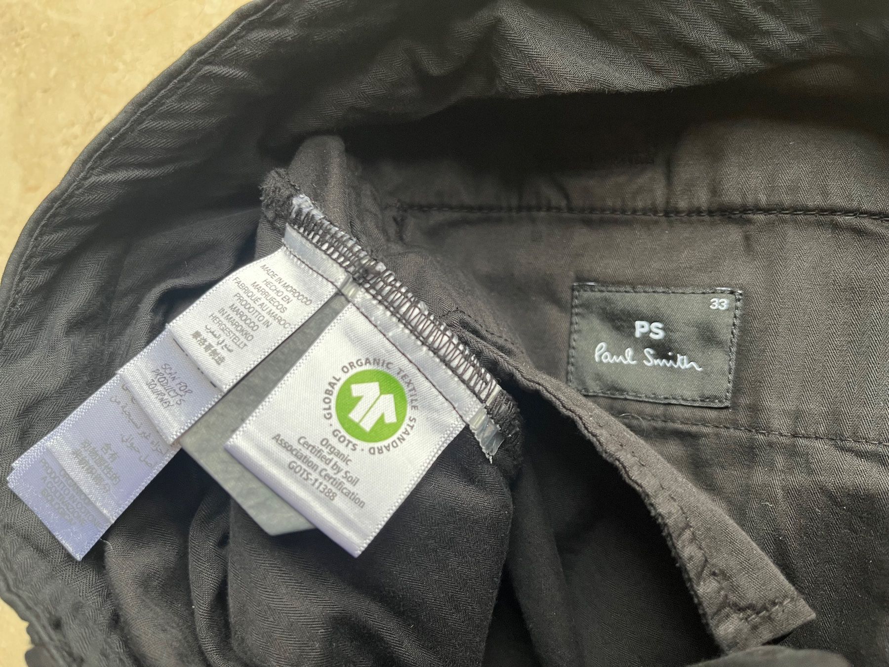 Paul Smith Pantaloni: Paul Smith Mid Fit Chinos Black - 33 – Nuovo (secondo la descrizione) da Wangen b. Olten venduto da ricochet56 2