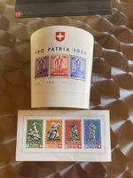 Pro Patria 1936 et Fête Nationale 1940 timbres
