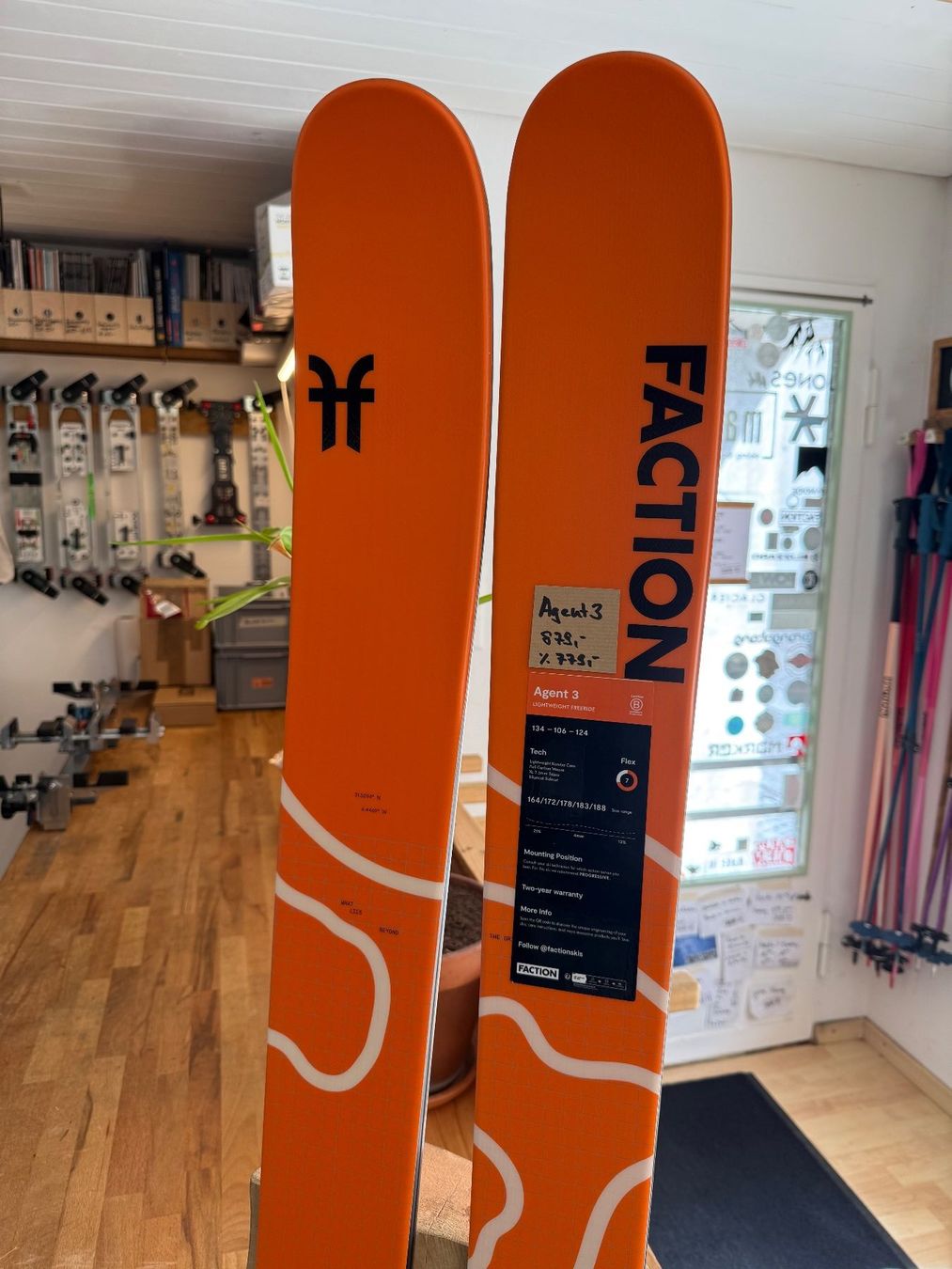 Faction Skis: Faction Agent3 172cm – Neuf avec emballage d'origine à Andermatt par Made_In_Andermatt 2