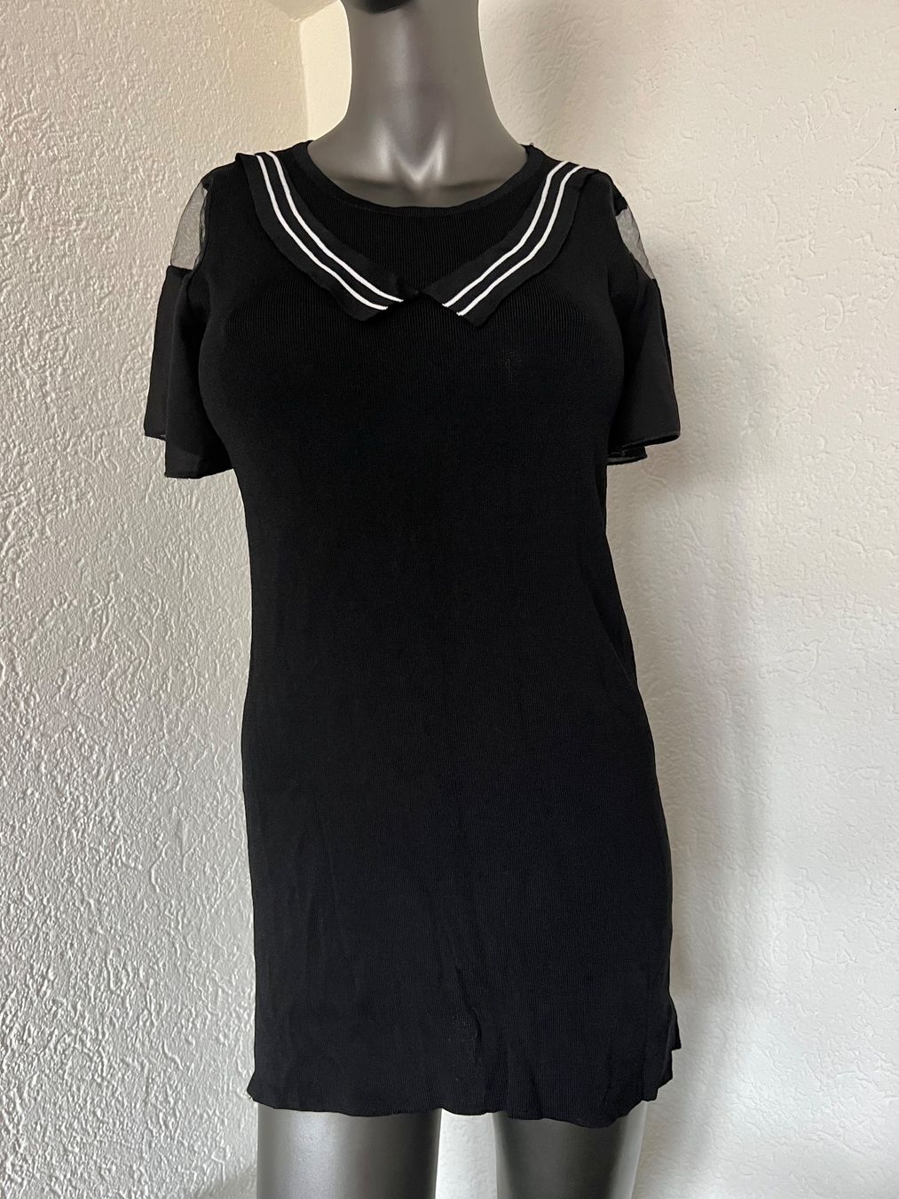 Vestiti: Strickkleid Minikleid Abendkleid Schwarz Gr S M – Usato da Frenkendorf venduto da Style365