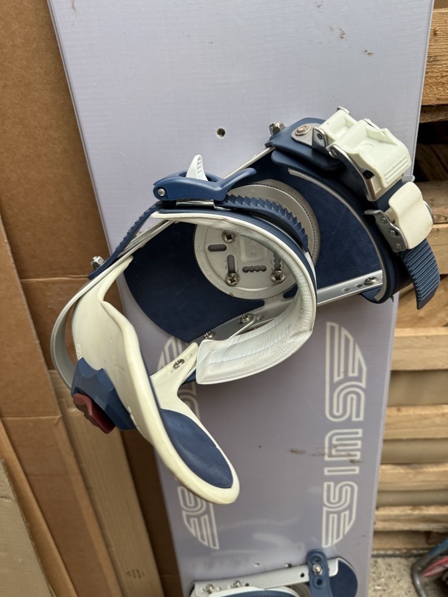 Board: Snowboard Sims Project Hex 159 mit Bindung gebraucht – Usato da Russikon venduto da Danielr5310 2