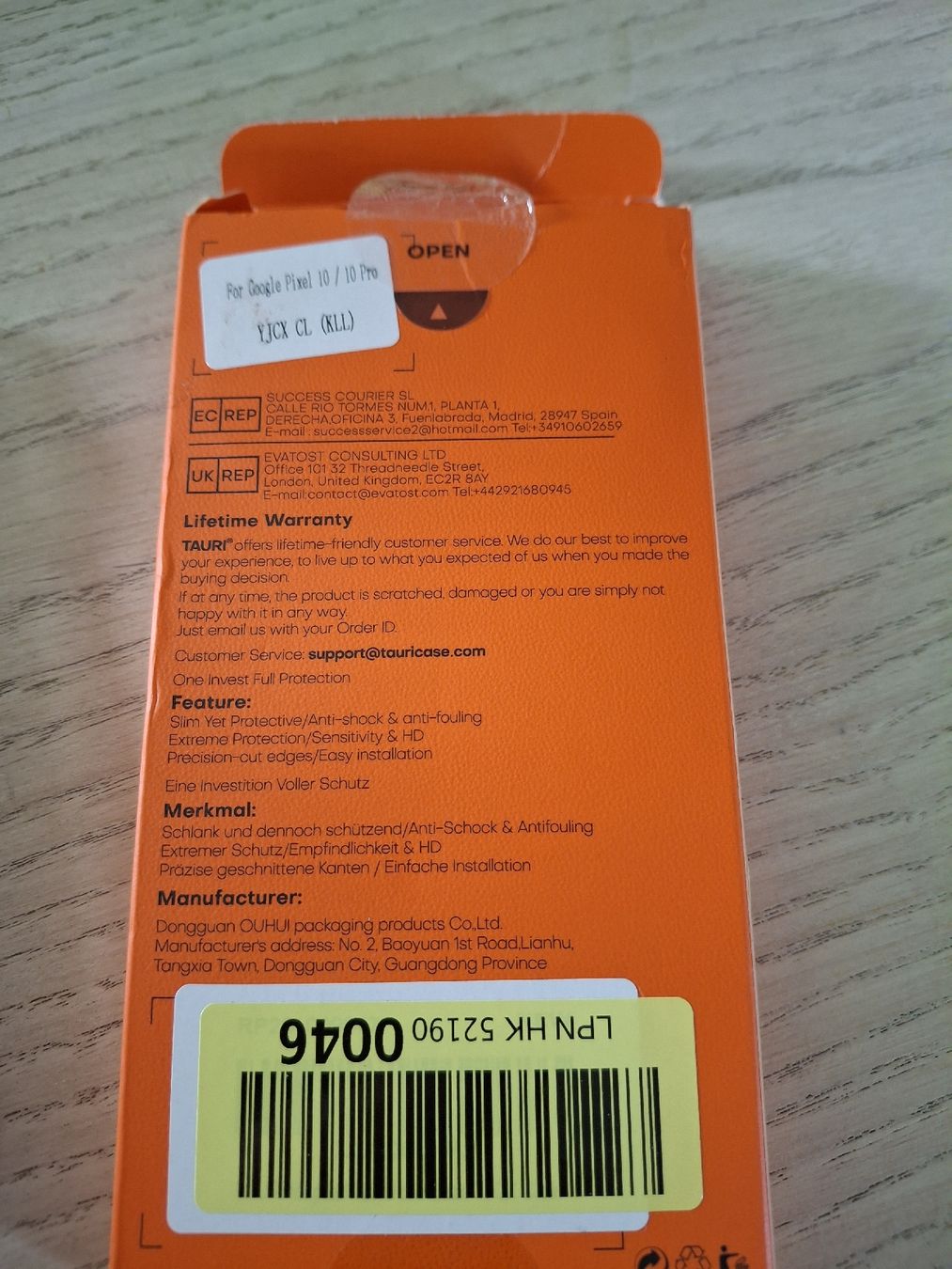 Covers & Schutzfolien: Tauri Case Google Pixel 10/10 Pro clear new – Neu und originalverpackt aus Dinhard von lor_p8fn 2