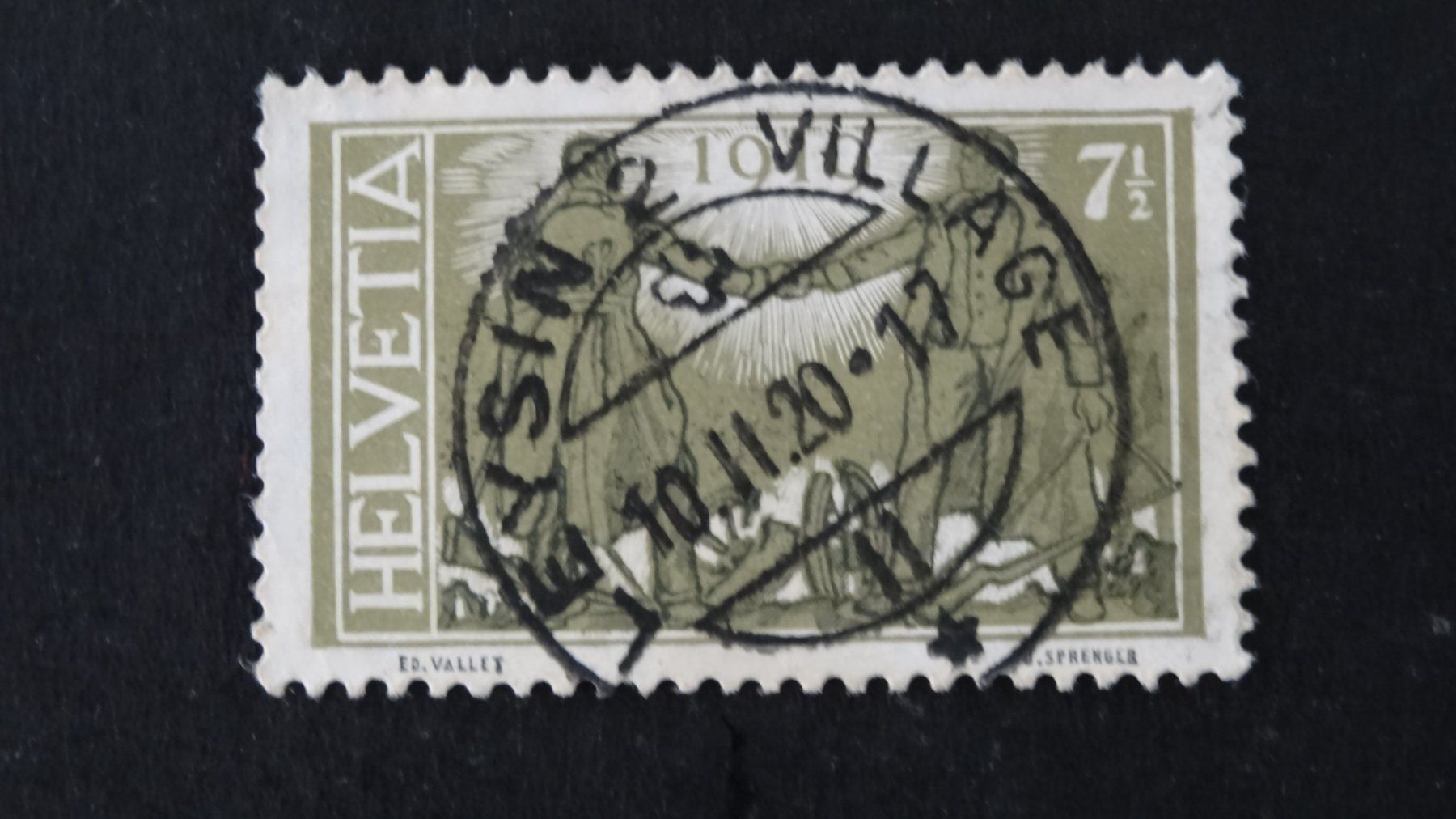 Tous les timbres: Vollstempel LEYSIN 2  VILLAGE  10.II.20    88 – D'occasion à Anwil par C-DAIHA