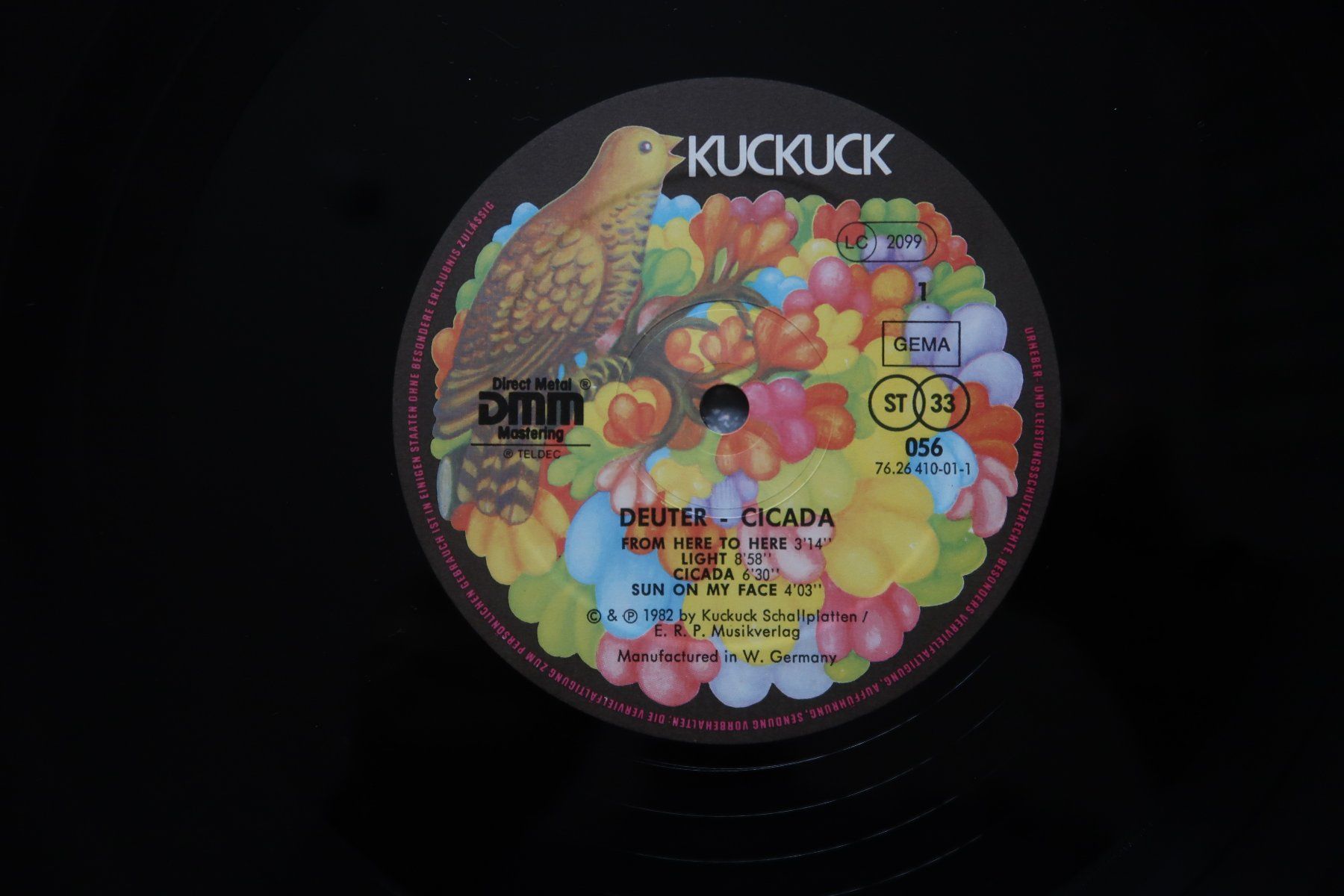 Dischi in vinile: DEUTER - CICADA - Kuckuck Records VINYL LP – Usato da Basel venduto da Patiscat 2