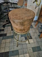 Barhocker Lederimitat braun drehbar