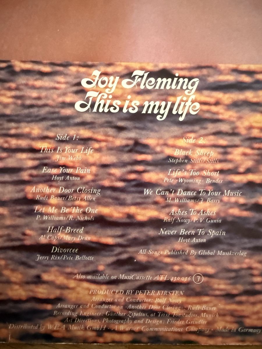 Dischi in vinile: Joy Fleming - This is my Life - Schallplatte – Usato da Goldach venduto da Messerguru 4