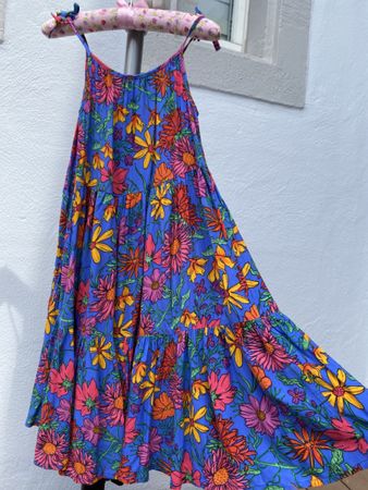 Sommerkleid für Mädchen Gr. 128