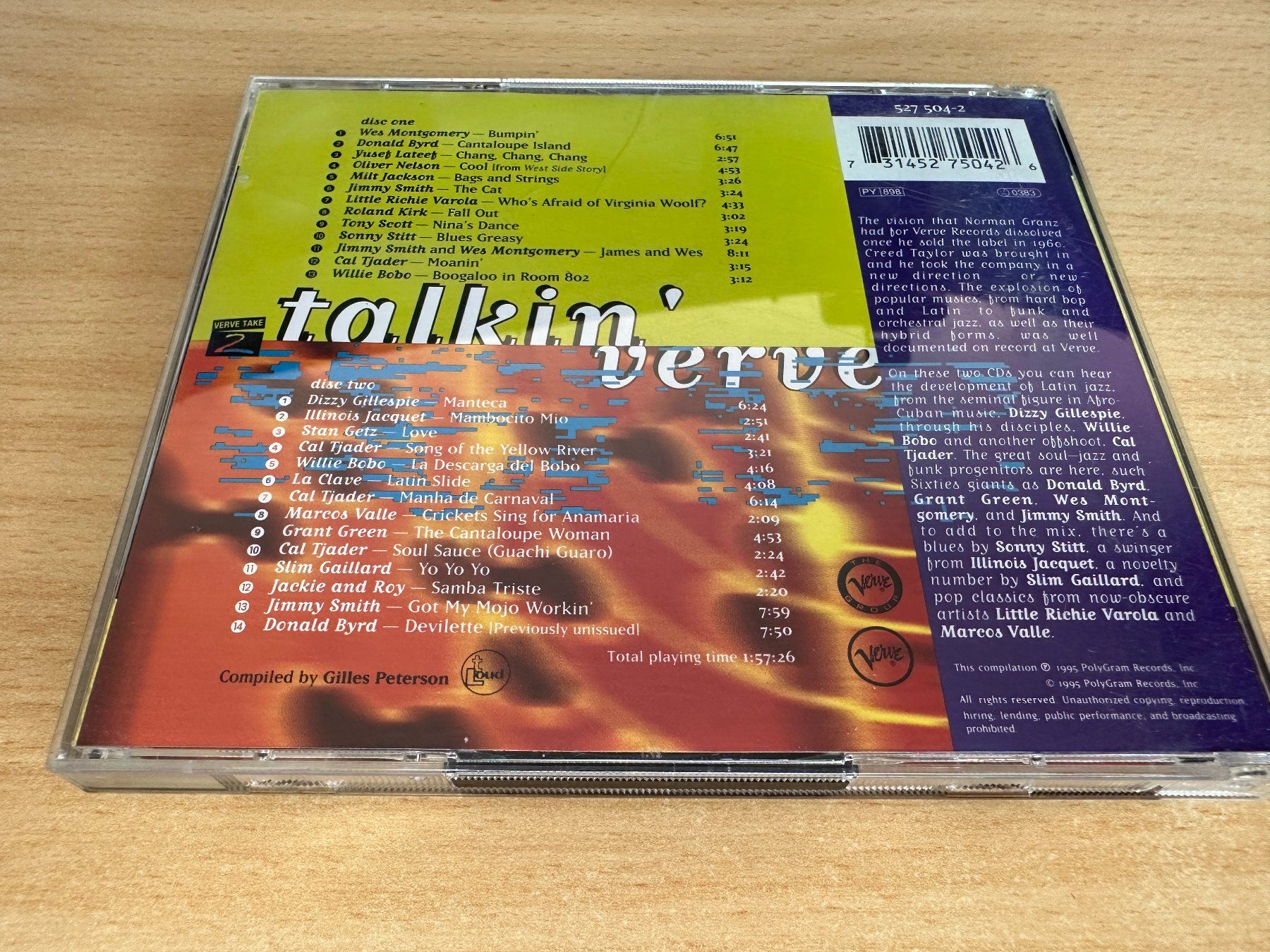 CDs: Various – Talkin' Verve - 2 CD – Gebraucht aus Rikon im Tösstal von Alpenmutz 1