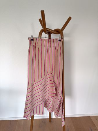Lykke Hoffman Jupe beige gestreift Gr. 36/S neu