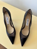 Jimmy Choo Schuhe Schwarz Gr. 39 Mesh Stilettos