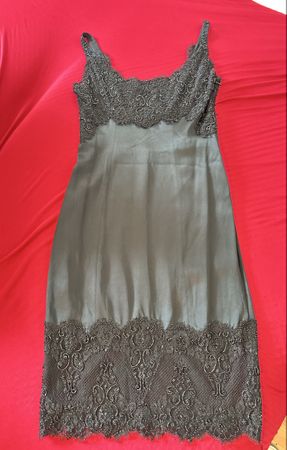 Diane von Furstenberg Black Lace Dress, Size 4