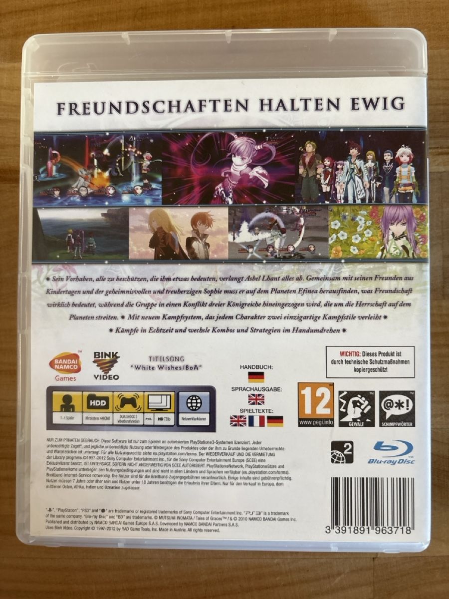 Giochi: PS3 Game / Tales of Graces – Usato da Rümlang venduto da resale35 1