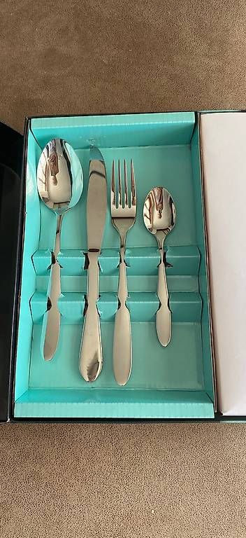 Set di posate: acciaio inox Set di posate da 24 pezzi – Usato da Paradiso venduto da fio_mhn6 1