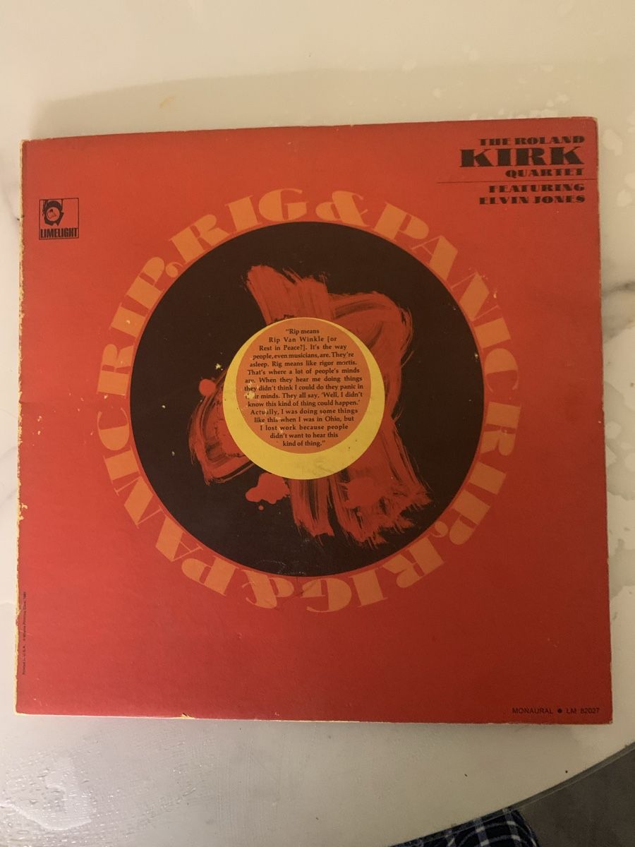 Dischi in vinile: Roland Kirk(Elvin Jones)Rip,Rig & Panic – Usato da lausanne venduto da Ccheche