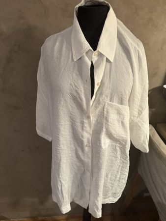 Chemise Zara taille M, blanc Myriam