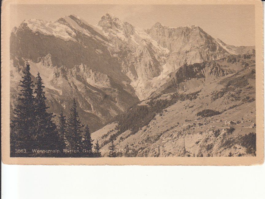 Cartoline postali: Wengernalp ca. 1920 – Usato da Bürglen TG venduto da StampGraf