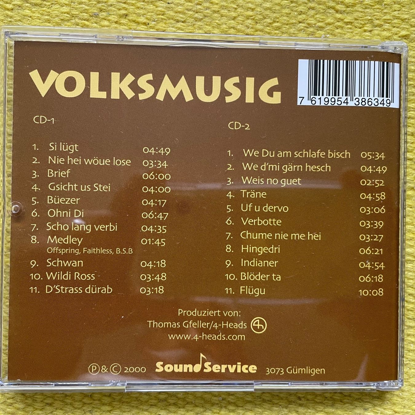 CD: GÖLÄ-2CD VOLKSMUSIG – Usato da Rorschacherberg venduto da CD-Roli 1