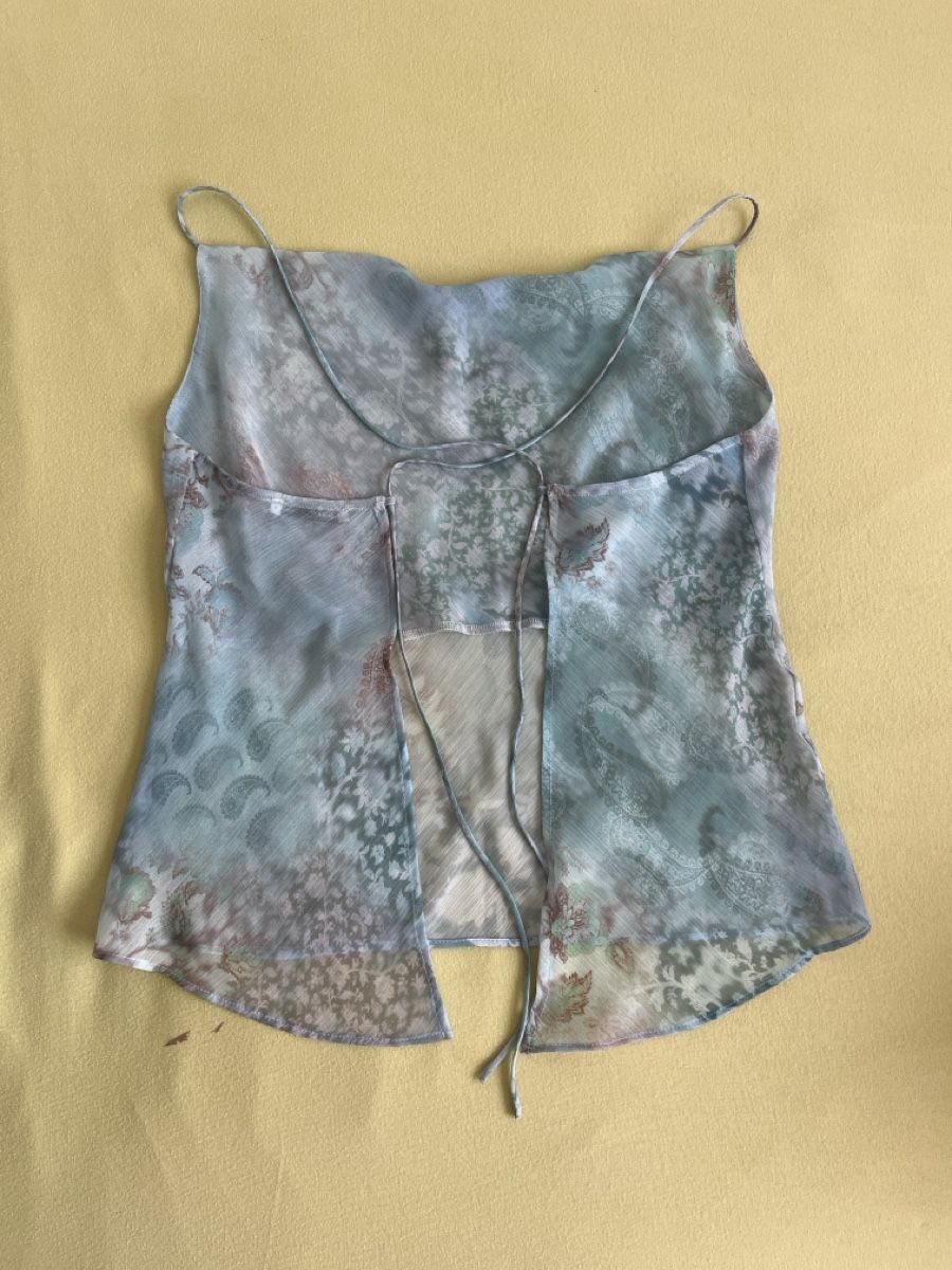 Bershka Top: Haut turquoise dos nu – Nuovo (secondo la descrizione) da Genève venduto da giulia_almnn 1
