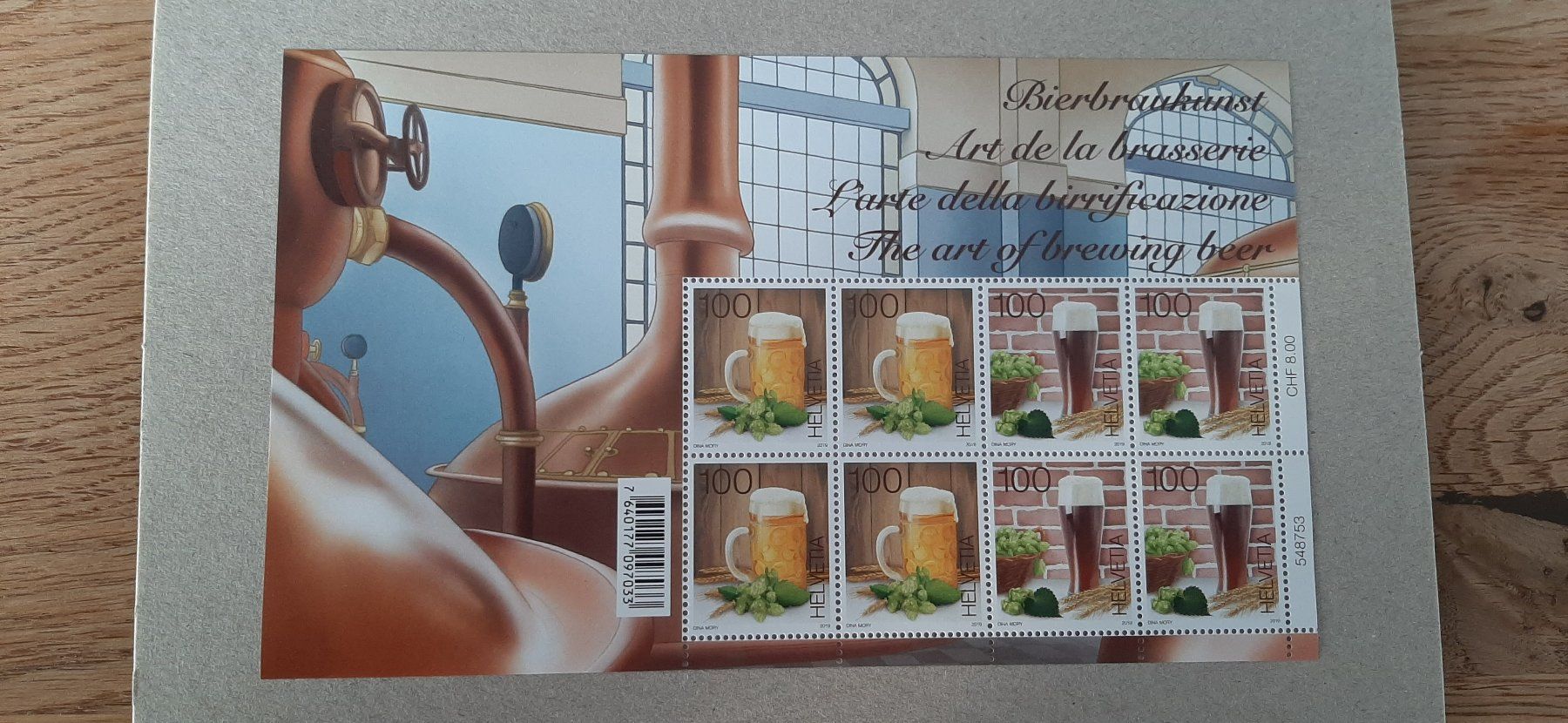 Tutti i francobolli: 2019  Bierbrauerkunst Bogen Postfrisch – Nuovo (secondo la descrizione) da Affoltern am Albis venduto da Andrezc
